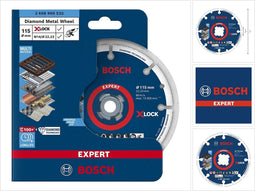 Bosch Accessories 2608900532 X-LOCK Diamanten doorslijpschijf Diameter 115 mm Boordiameter 22.23 mm Metaal 1 stuk(s)