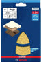 Bosch Accessories 2608901652 Schuurpapier voor multischuurmachine Korrelgrootte 60 (l x b) 93 mm x 102 mm 10 stuk(s)