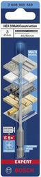 Bosch Accessories EXPERT HEX-9 2608900569 Multifunctionele boor 1 stuks 3 mm Gezamenlijke lengte 90 mm Zeskant schacht