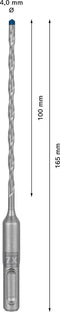 Bosch Accessories EXPERT SDS plus-7X 2608900058 Hamerboor 1 stuks 4.00 mm Gezamenlijke lengte 165 mm SDS-Plus 1 stuk(s)