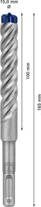 Bosch Accessories EXPERT SDS plus-7X 2608900127 Hamerboor 1 stuks 15.00 mm Gezamenlijke lengte 165 mm SDS-Plus 1 stuk(s