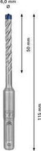 Bosch Accessories EXPERT SDS plus-7X 2608900159 Hamerboor 10-delig 6.00 mm Gezamenlijke lengte 115 mm SDS-Plus 10 stuk(