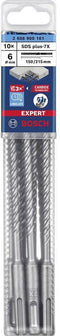 Bosch Accessories EXPERT SDS plus-7X 2608900161 Hamerboor 10-delig 6.00 mm Gezamenlijke lengte 215 mm SDS-Plus 10 stuk(