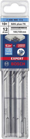 Bosch Accessories EXPERT SDS plus-7X 2608900173 Hamerboor 10-delig 12.00 mm Gezamenlijke lengte 165 mm SDS-Plus 10 stuk