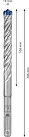 Bosch Accessories EXPERT SDS plus-7X 2608900173 Hamerboor 10-delig 12.00 mm Gezamenlijke lengte 165 mm SDS-Plus 10 stuk