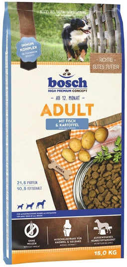 bosch Adult vis & aardappel 15kg