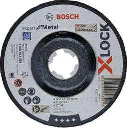 Bosch Afbraamschijf Xlock metal exp.125x6x22