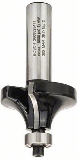 Bosch - Afrondprofielfrezen 8 mm, R1 15 mm, L 22 mm, G 66 mm
