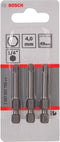 Bosch BIT 1/4XH-TORS/IS 4.0 /3 49MM - 3 stuks