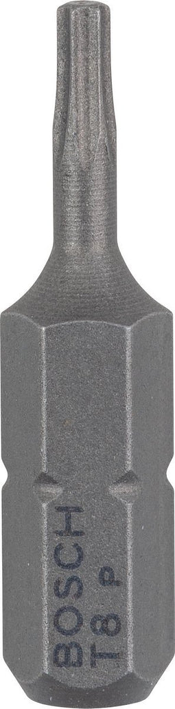 Bosch - Bit extra-hard T8, 25 mm - 3 stuks