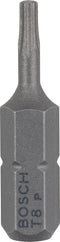 Bosch - Bit extra-hard T8, 25 mm - 3 stuks