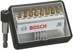 Bosch Accessoires Bitset Max Grip S2 | Robustline | 9-Delig | 2607002575 | OP=OP - 2607002575