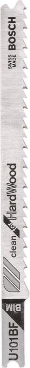Bosch - Decoupeerzaagblad U 101 BF Clean for Hard Wood - 3 stuks