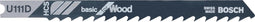 Bosch - Decoupeerzaagblad U 111 D Basic for Wood