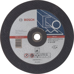 Bosch - Doorslijpschijf recht Expert for Metal A 36 R BF, 300 mm, 25,40 mm, 2,8 mm