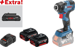 Bosch GDR 18 V-200 C 18V Li-Ion accu Slagschroevendraaier set (2x 5.0Ah accu) in L-Boxx - 200Nm + 1x 4.0Ah ProCORE accu