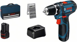 Bosch - GSR 12V-15 - Cordless Drill Driver - Complete Set