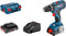 Bosch GSR 18V-28 18V Li-Ion accu boor-/schroefmachine set (2x 2.0Ah accu) in L-Boxx