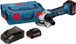 Bosch GWS 18-125 V-LI Professional Blau Akku-Winkelschleifer 4.0 Ah