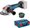 Bosch GWX 18 V-10 PSC 18V Li-Ion accu X-LOCK Haakse slijper body in L-Boxx - 125mm - variabel - koolborstelloos - Simply Connected
