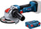 Bosch GWX 18V-8 18V Li-Ion accu X-LOCK Haakse slijper body in L-BOXX - 125mm