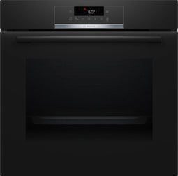 Bosch HBA572BB3F - Serie 4 - Inbouwoven - 71 l - Eenvoudig te reinigen: pyrolyse + hydrolyse - Zwart