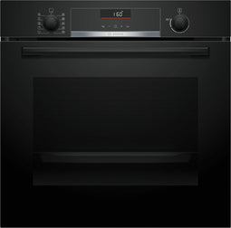 Bosch HBG536EB3 - Serie 4 - Inbouwoven - 71 l - Eenvoudig te reinigen: hydrolyse + Eco Clean Direct - Zwart