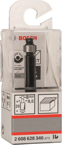 Bosch - Kantenfrezen 8 mm, D1 9,5 mm, L 25,4 mm, G 68 mm