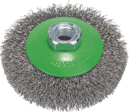 Bosch - Kegelborstel, roestvrij 100 mm, 0,35 mm, 12500 U/ min, 14