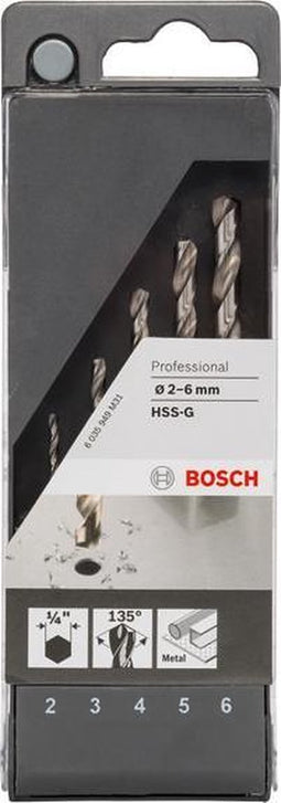 Bosch metaalboorset zeskantschacht - 5 stuks