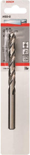 Bosch - Metaalboren HSS-G, Standard 10 x 87 x 133 mm