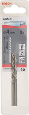 Bosch - Metaalboren HSS-G, Standard 4 x 43 x 75 mm