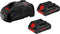 Bosch Professional - 18v starterset met 2 accu's ProCore18V 4.0Ah + Lader GAL 1880 CV