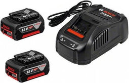 Bosch Professional Accu Click & Go 18 V Starterset (2 x 6,0 Ah + lader GAL 1880 CV)