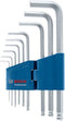 Bosch Professional Allen Key Hex 9 pcs Inbussleutelset Afmeting, lengte: 21 cm