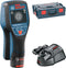 Bosch Professional Detector D-TECT 120 (1 x accu 12 V + lader AL 1130 CV)
