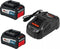 Bosch Professional GBA 18V Accu en lader starterset - Met 2x GBA 18V 6,3 Ah Eneracer accu's + GAL 1880 CV lader