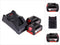 Bosch Professional GBA 18V Gereedschapsaccu en lader - 2x GBA 18V 4.0 Ah accu - GAL 18V-40 lader