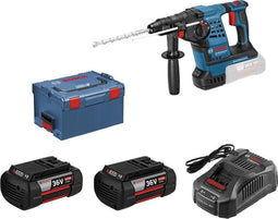 Bosch Professional GBH 36 V-LI Plus - 36V Li-Ion Accu - SDS-plus combihamer set (2x 6.0Ah accu) - In L-Boxx - 3,2J