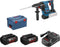 Bosch Professional GBH 36 V-LI Plus - 36V Li-Ion Accu - SDS-plus combihamer set (2x 6.0Ah accu) - In L-Boxx - 3,2J