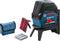 Bosch Professional GCL 2-15 Combilaser - incl Opbertas - Batterijen - Laserrichtbord