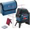 Bosch Professional GCL 2-15 Combilaser - incl Opbertas - Batterijen - Laserrichtbord