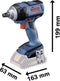 Bosch Professional GDS 18V-300 Accu Slagmoersleutel 1/2 300Nm 18V 4.0Ah in L-Boxx - 06019D8202