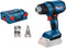 Bosch Professional GHG 18V-50 Accu Heteluchtpistool 18V Basic Body in L-Boxx - 06012A6501