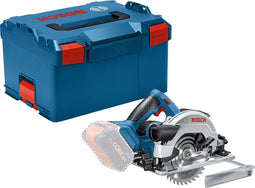 Bosch Professional GKS 18V-57 G - Accu en lader niet meegeleverd, 1x zaagblad Standard for Wood 165mm, afzuigadapter, binnenzeskant, parallelgeleider