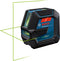 Bosch Professional GLL 2-15 G - Groene Kruislijnlaser - Incl Statief - Opbergtas - Batterijen - Laserrichtbord - Universele houder