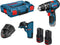 Bosch Professional GSB 12V-15 - Accu Schroefklopboormachine - Incl 2 GBA 12V x Accu (2.0 Ah) - GAL 12V-40 Lader - Holster - L-Boxx