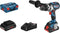 Bosch Professional GSB 18V-110 C Accu klop-/schroefboormachine Bluetooth 18V ProCore 4.0Ah (2x) in L-Boxx - 06019G030B