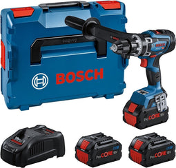 Bosch Professional GSB 18V-150 C Accu Klop-/Schroefboormachine Bluetooth 18V ProCore 8.0Ah (3x) in L-Boxx - 0615A5002Y