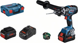 Bosch Professional GSB 18V-150 C Schroefklopboormachine - BITURBO - Met 2x 18 V accu's (8.0 Ah) en lader - in L-Boxx